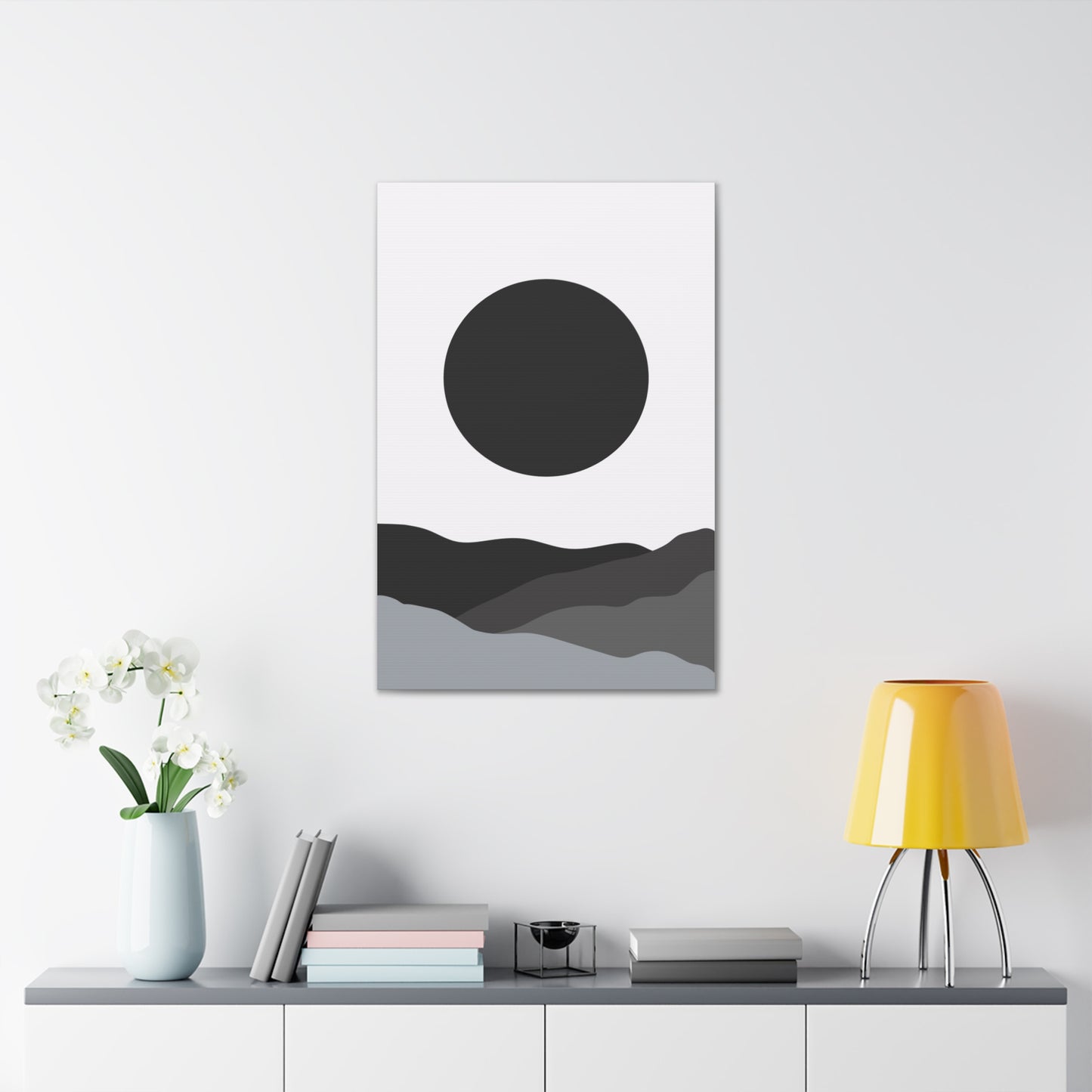 Sun And Clouds Canvas