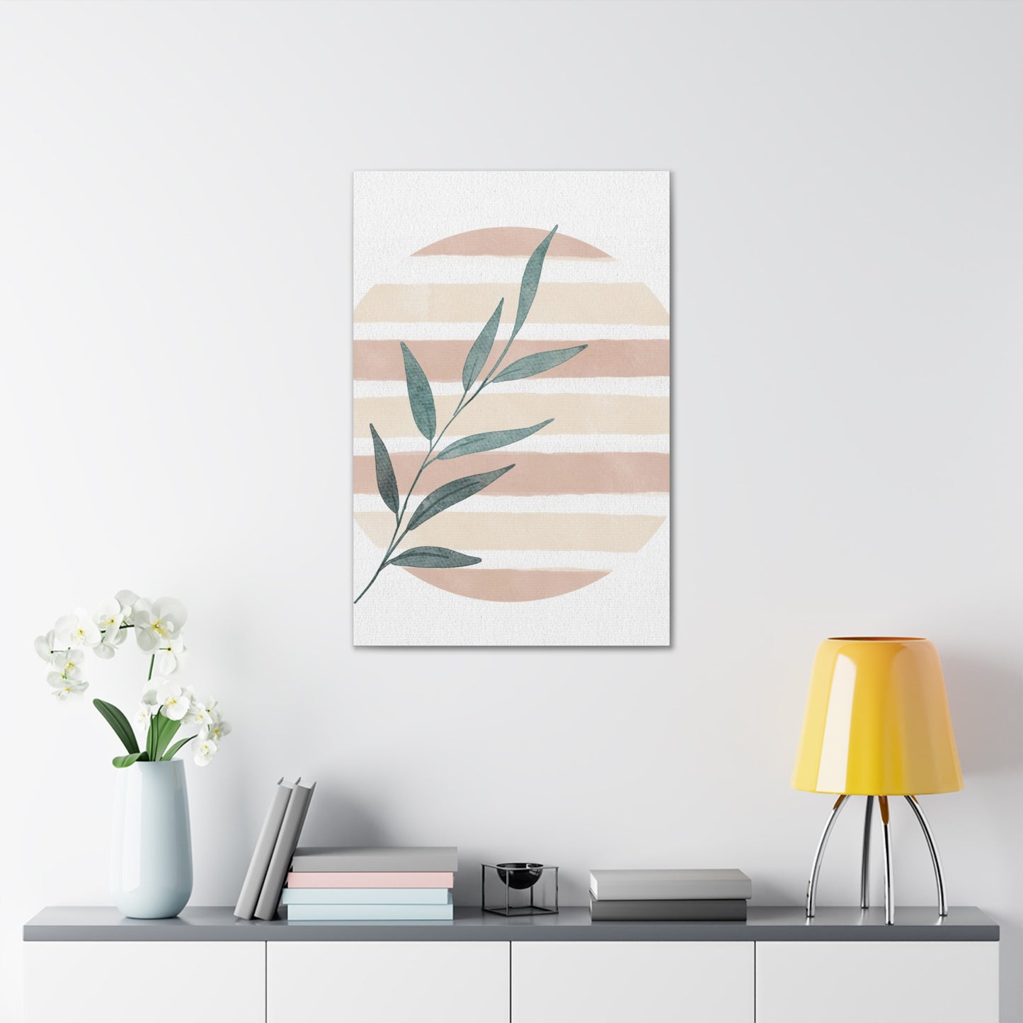 Abstract Plant Canvas