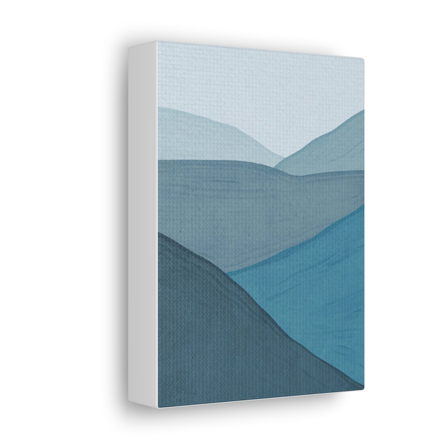 Abstract Blue Ocean Canvas