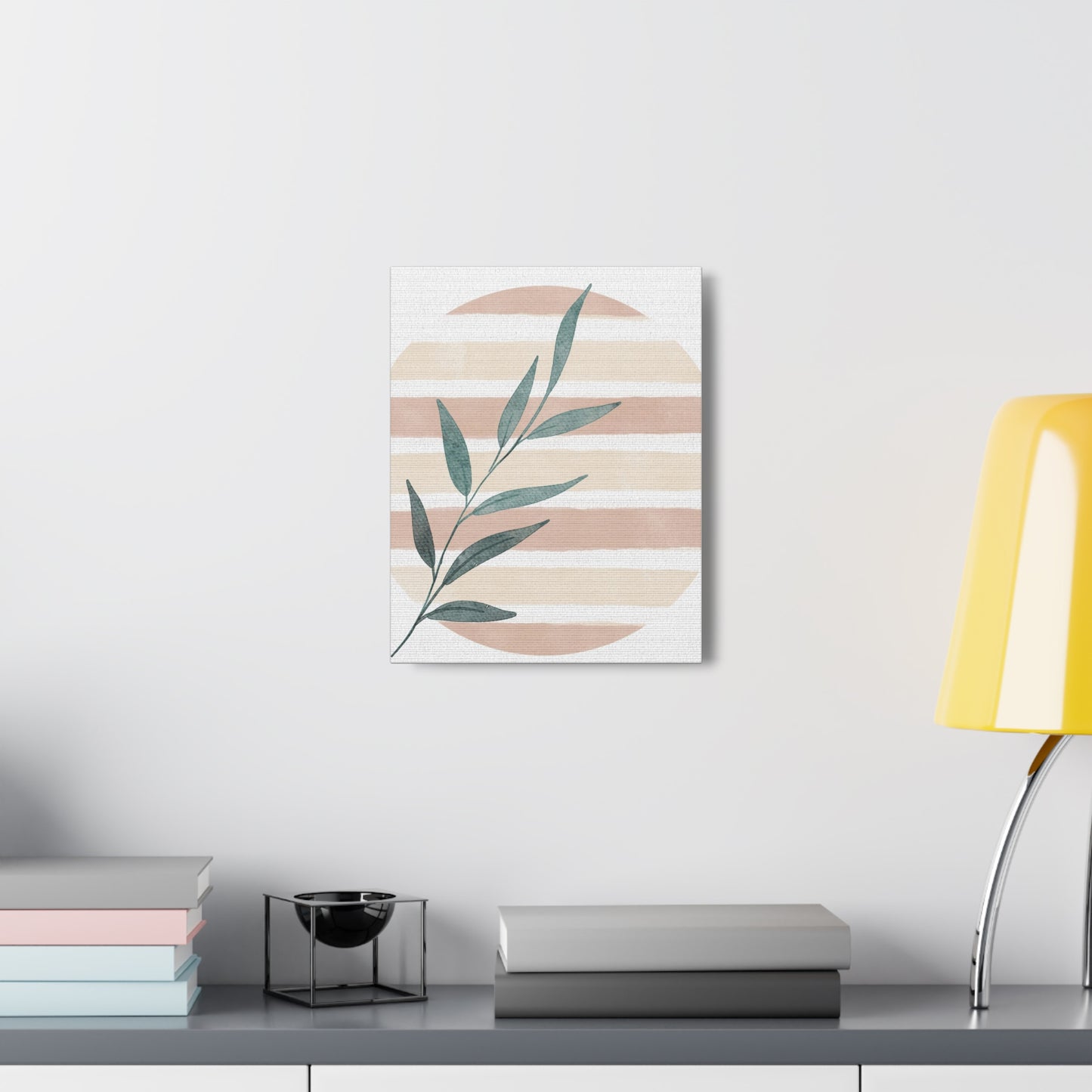 Abstract Plant Canvas