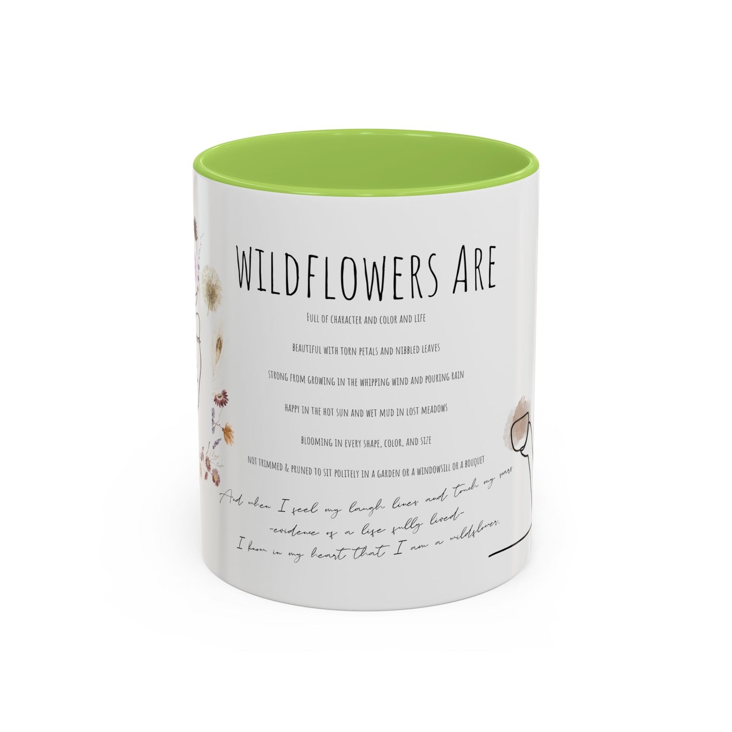 Floral Design Coffee Mug, Cozy Gift for Readers, Cute Decor for Home, Perfect for Coffee Lovers, Unique Kitchen Accessories