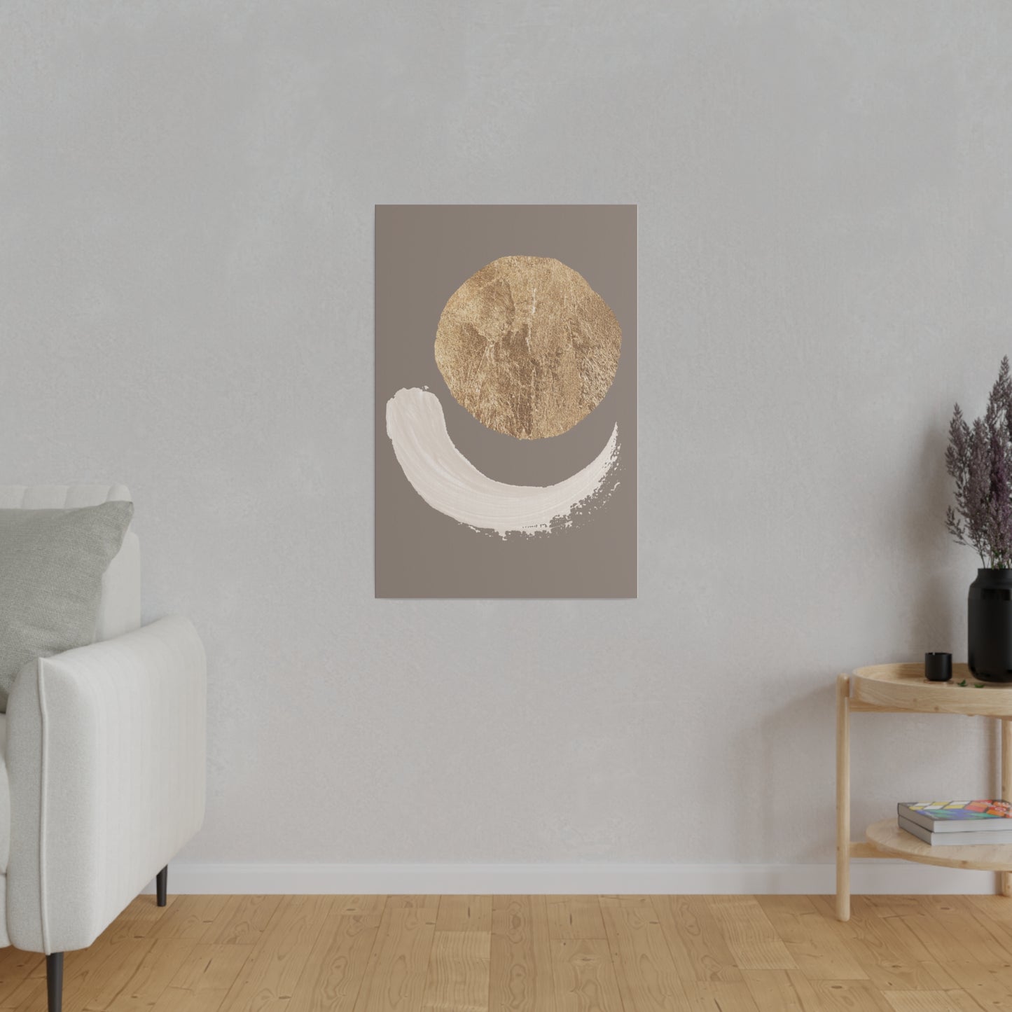 Neutral Abstract Canvas