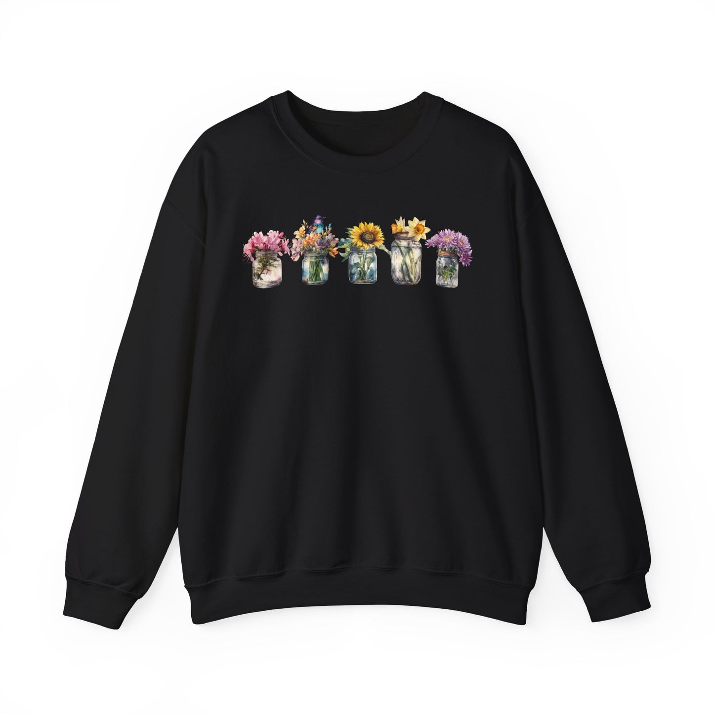 Floral Crewneck Sweatshirt - Cozy Gift for Nature Lovers, Comfortable Warmth for Fall, Spring Fashion, Ideal for Casual Outings, [...]