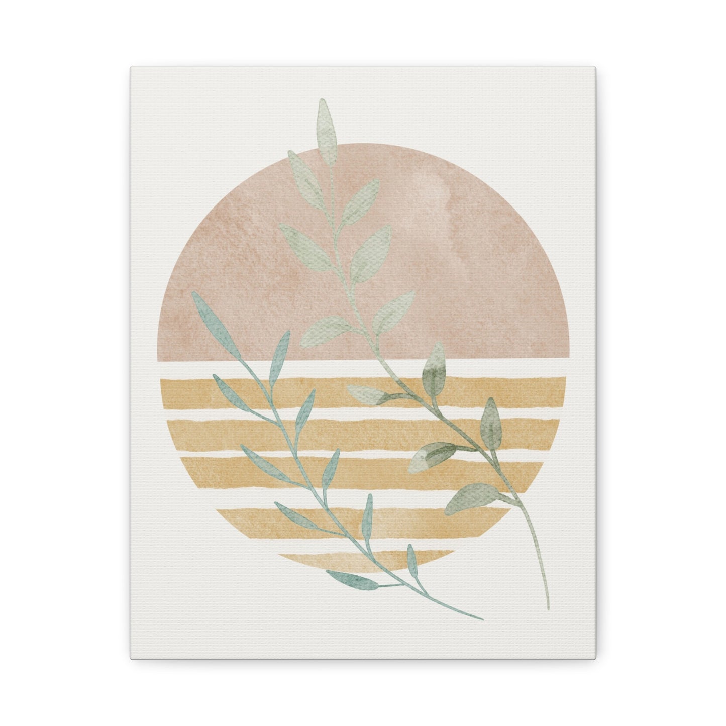 Abstract Plant Canvas