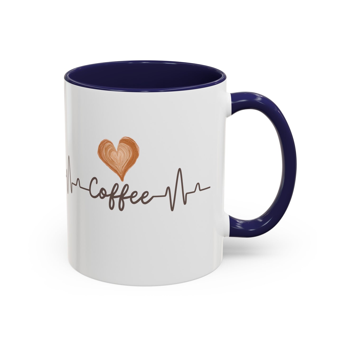 Coffee Heartbeat Mug, 11oz