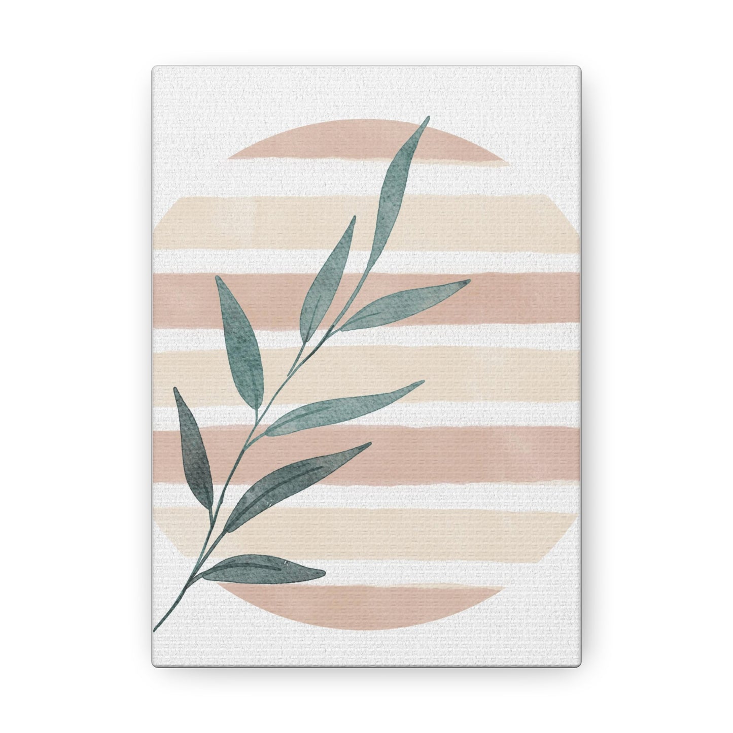 Abstract Plant Canvas