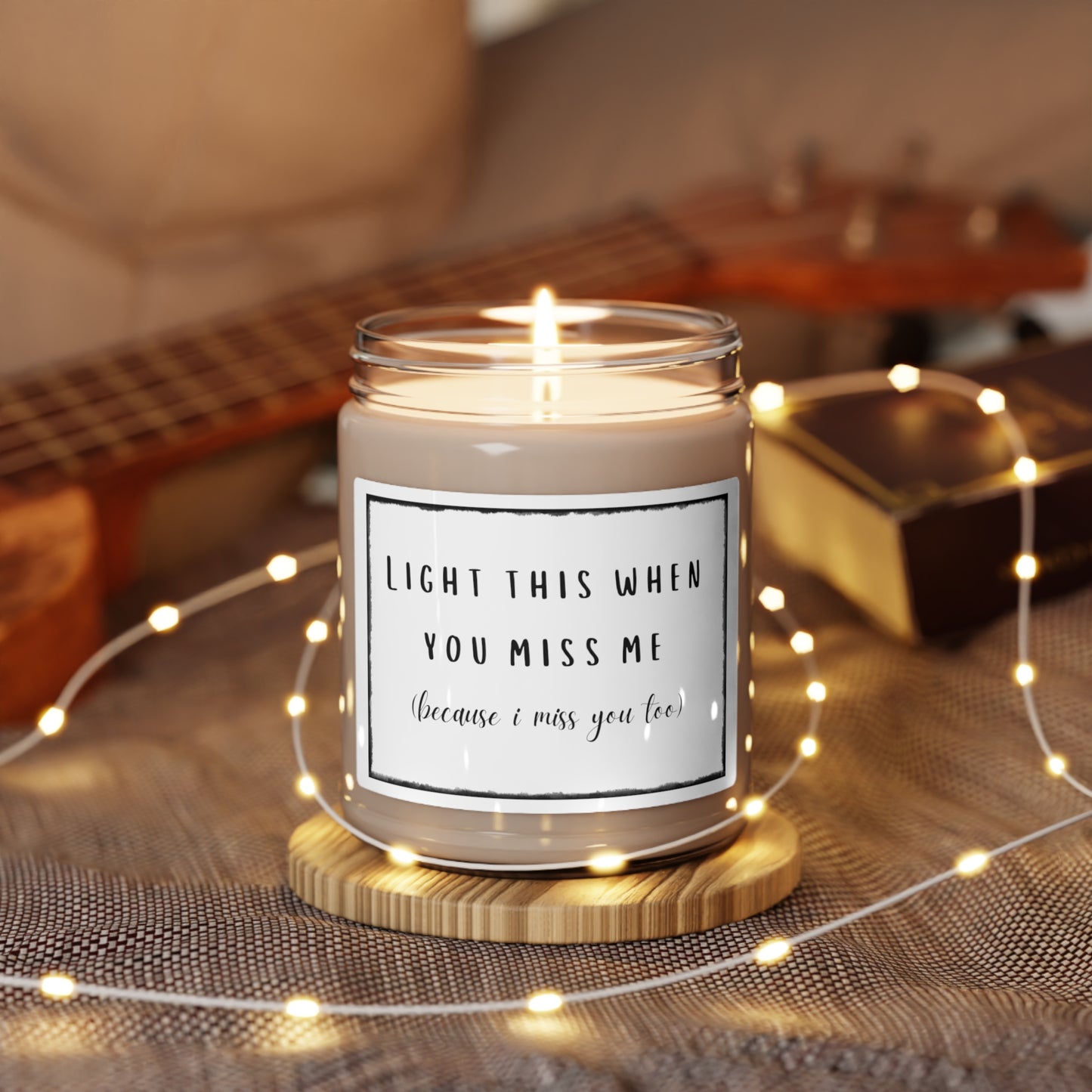 Light When You Miss Me Scented Soy Candle, 9oz