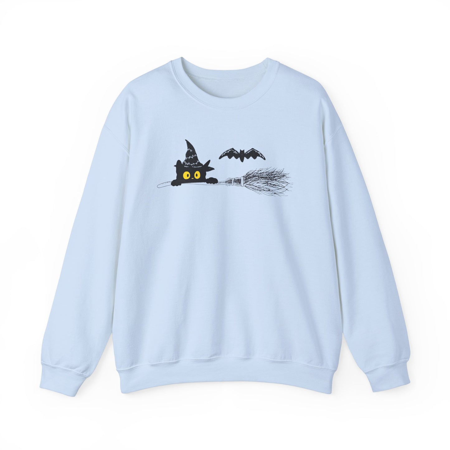 Cute Black Cat Crewneck Sweatshirt