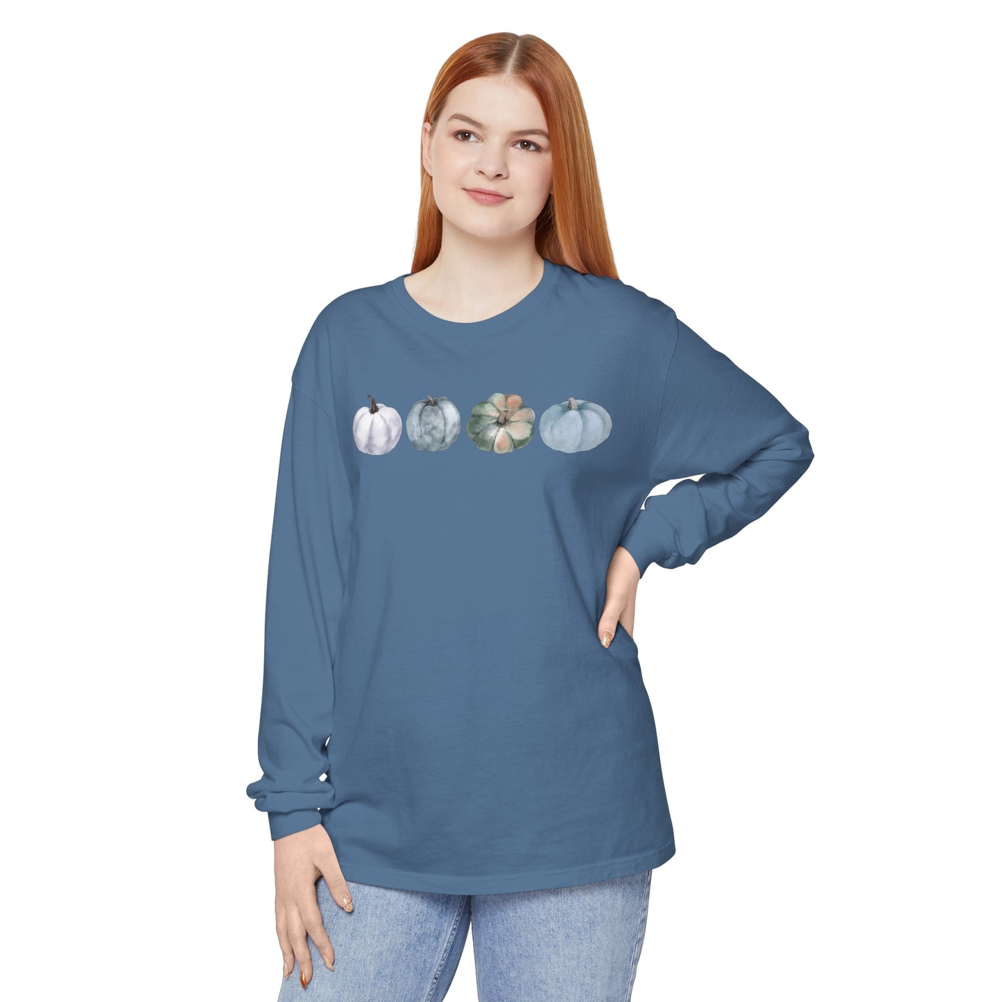 Fall Pumpkin Long Sleeve Shirt