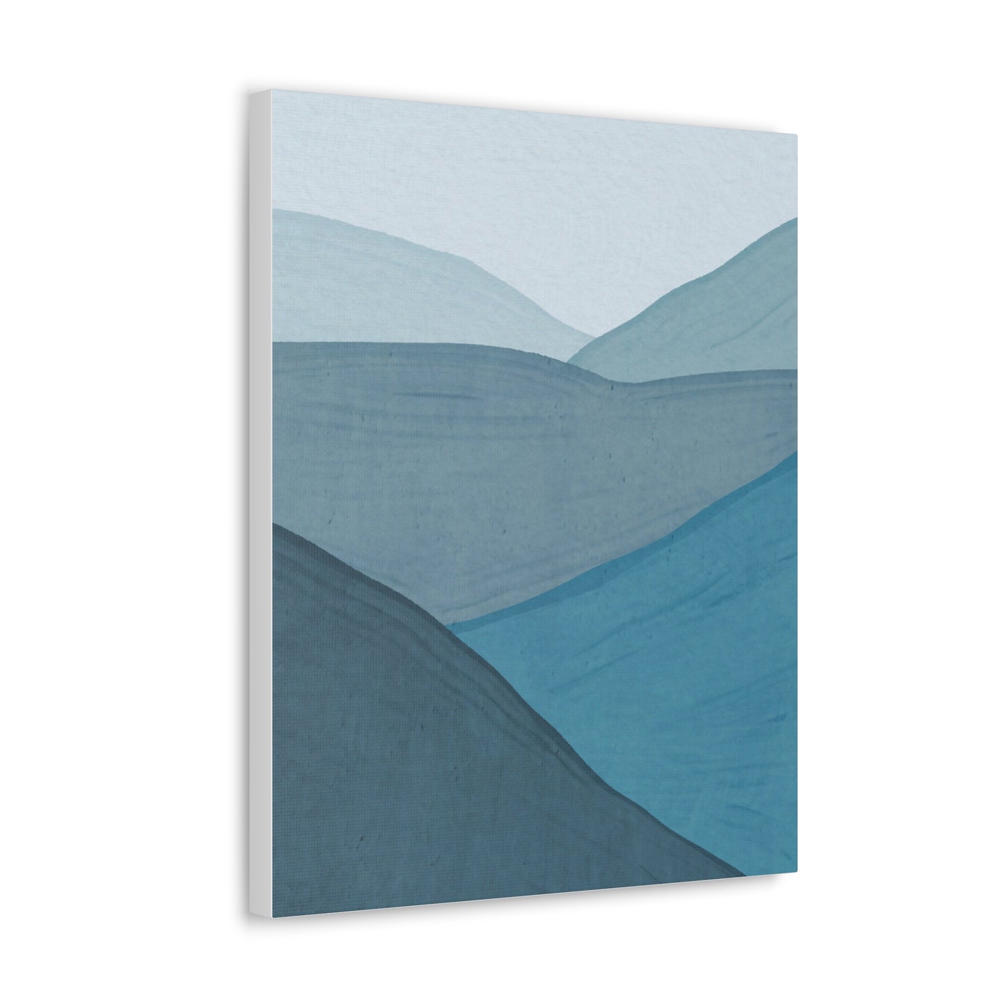 Abstract Blue Ocean Canvas