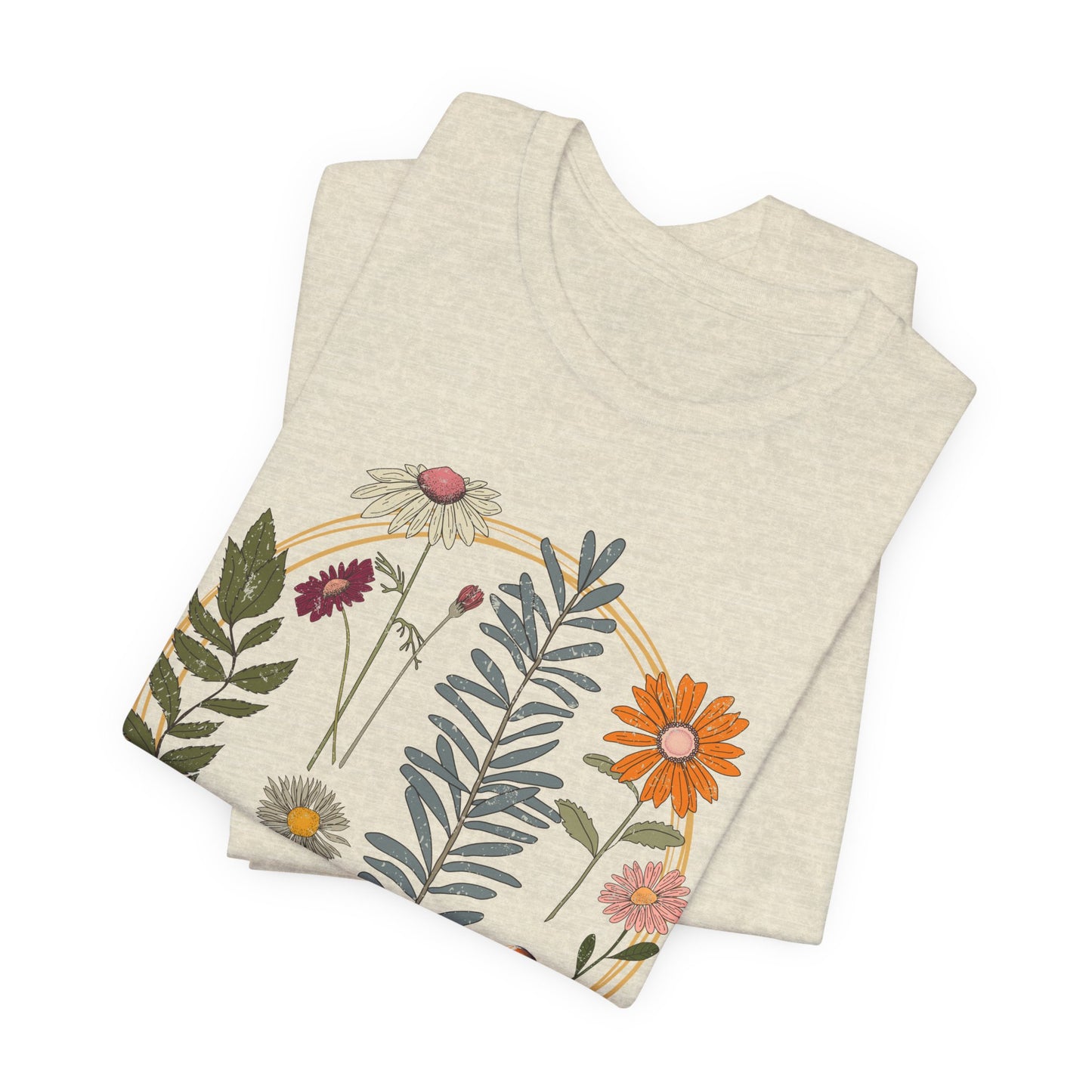 Flower and Mushroom T-Shirt