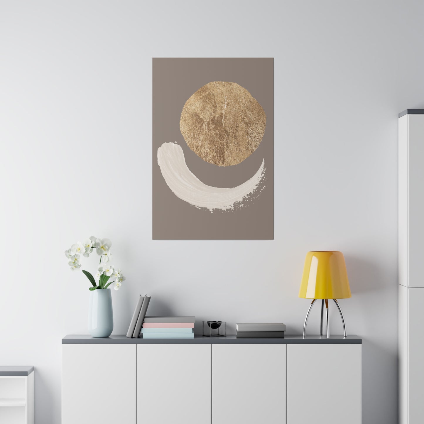 Neutral Abstract Canvas