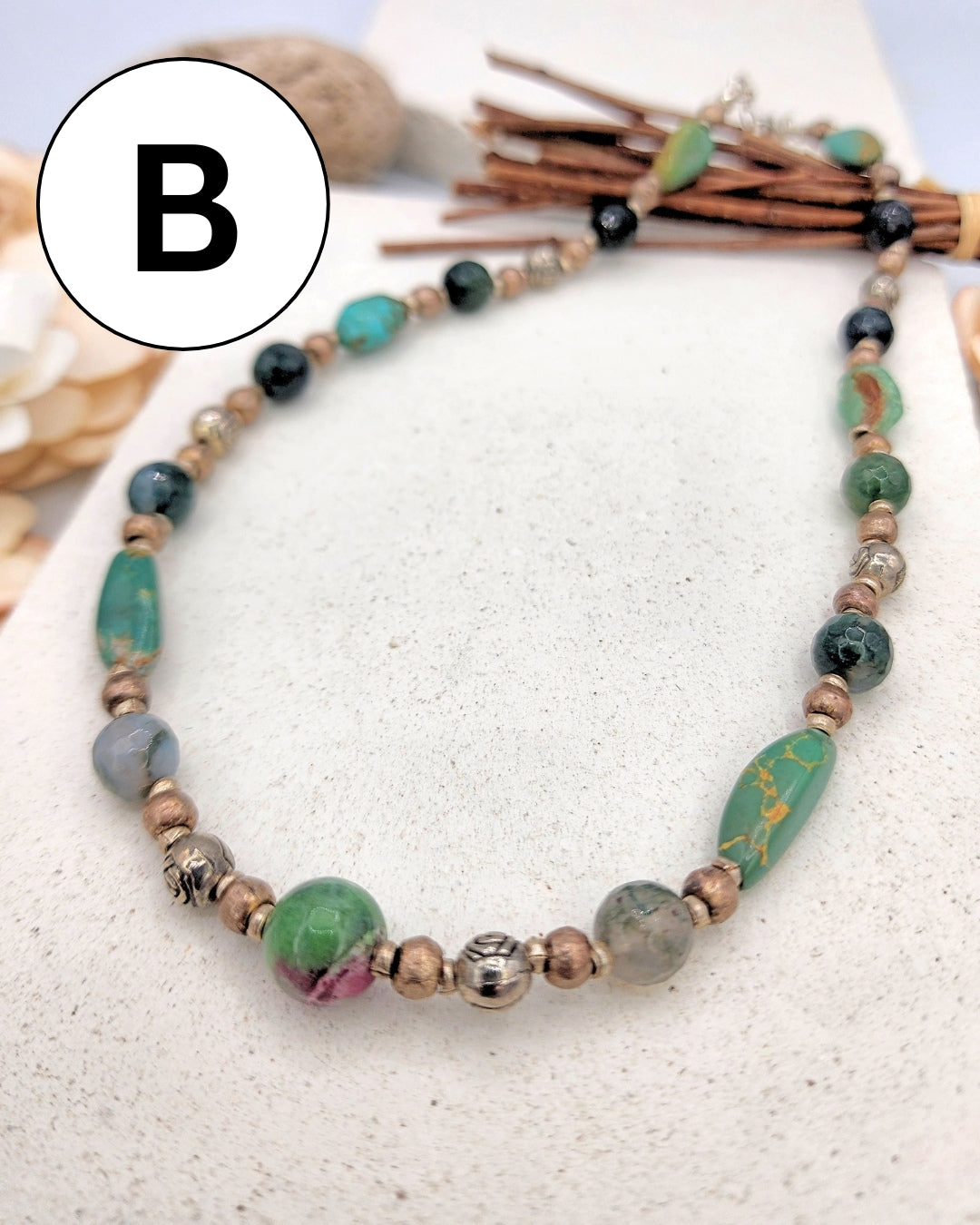 Desert Sage Layered Necklaces