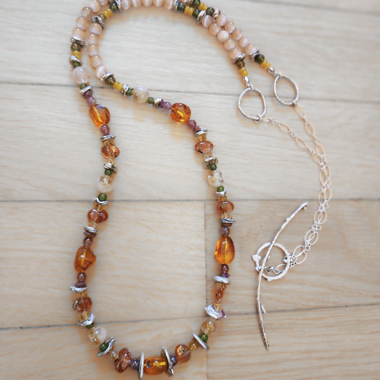 Vintage Sunflower Necklace