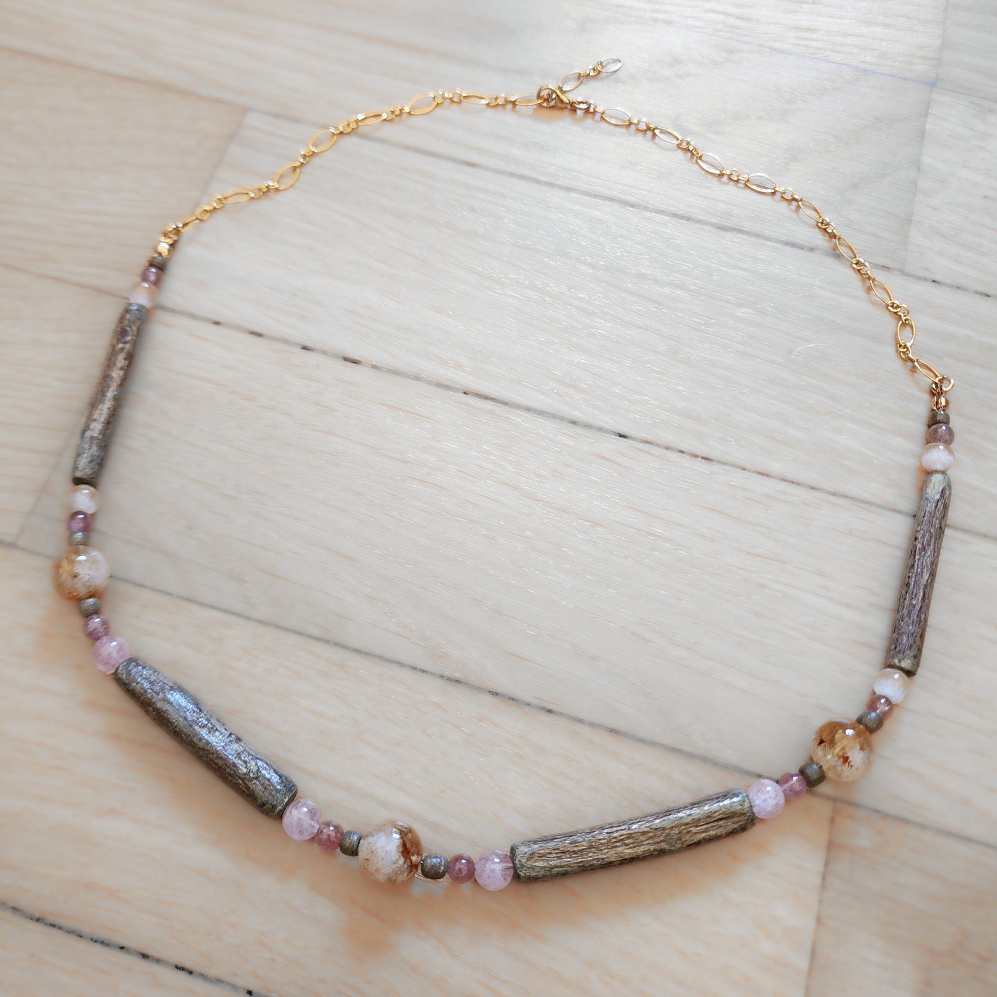 Pink Willow Necklace