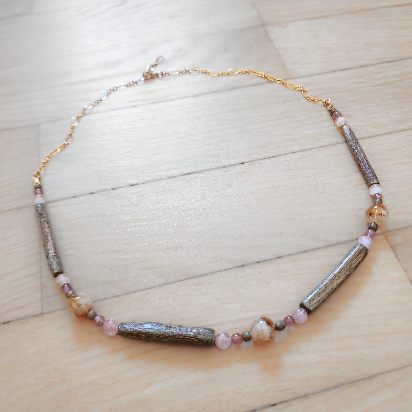 Pink Willow Necklace