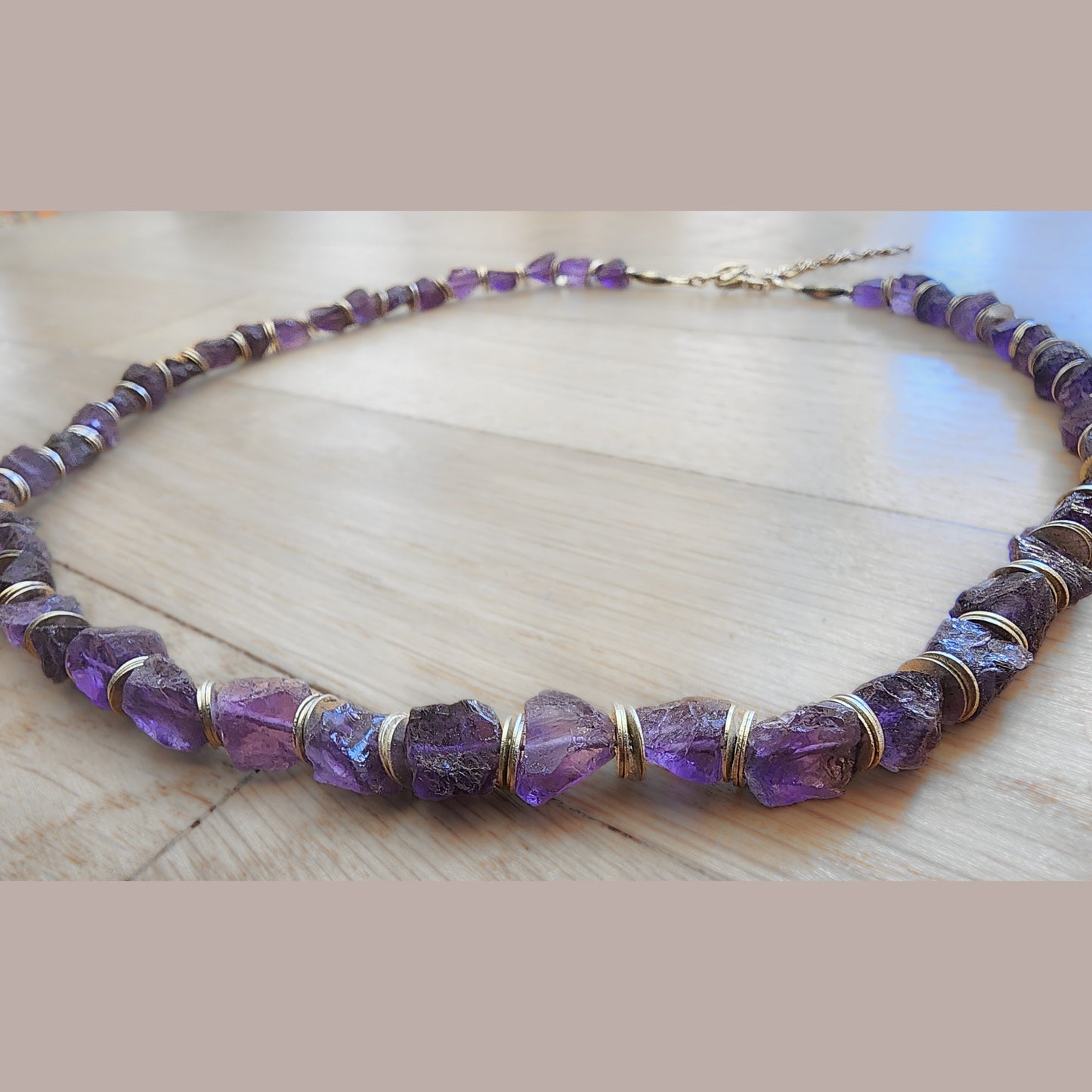 Raw Amethyst Necklace
