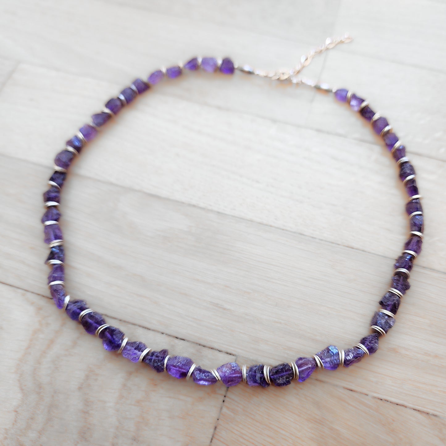 Raw Amethyst Necklace