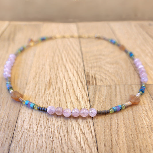 Cactus Flower Necklace (14in-15in)