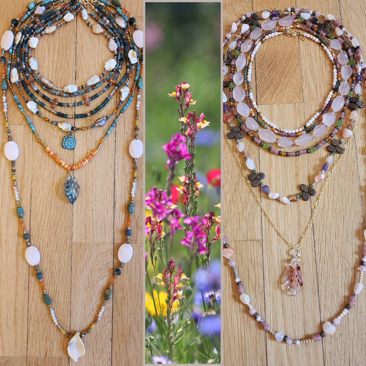 Turquoise Trail Necklace (14in-16in)