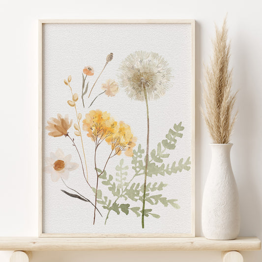 Dandelion Art Print (frame not included)