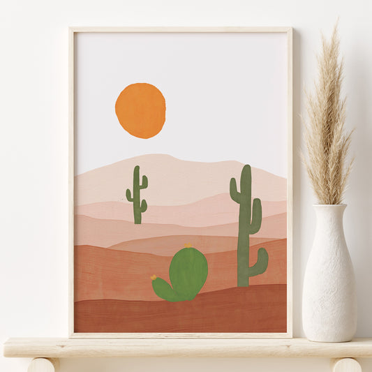 Southwestern Cactus Wall Art