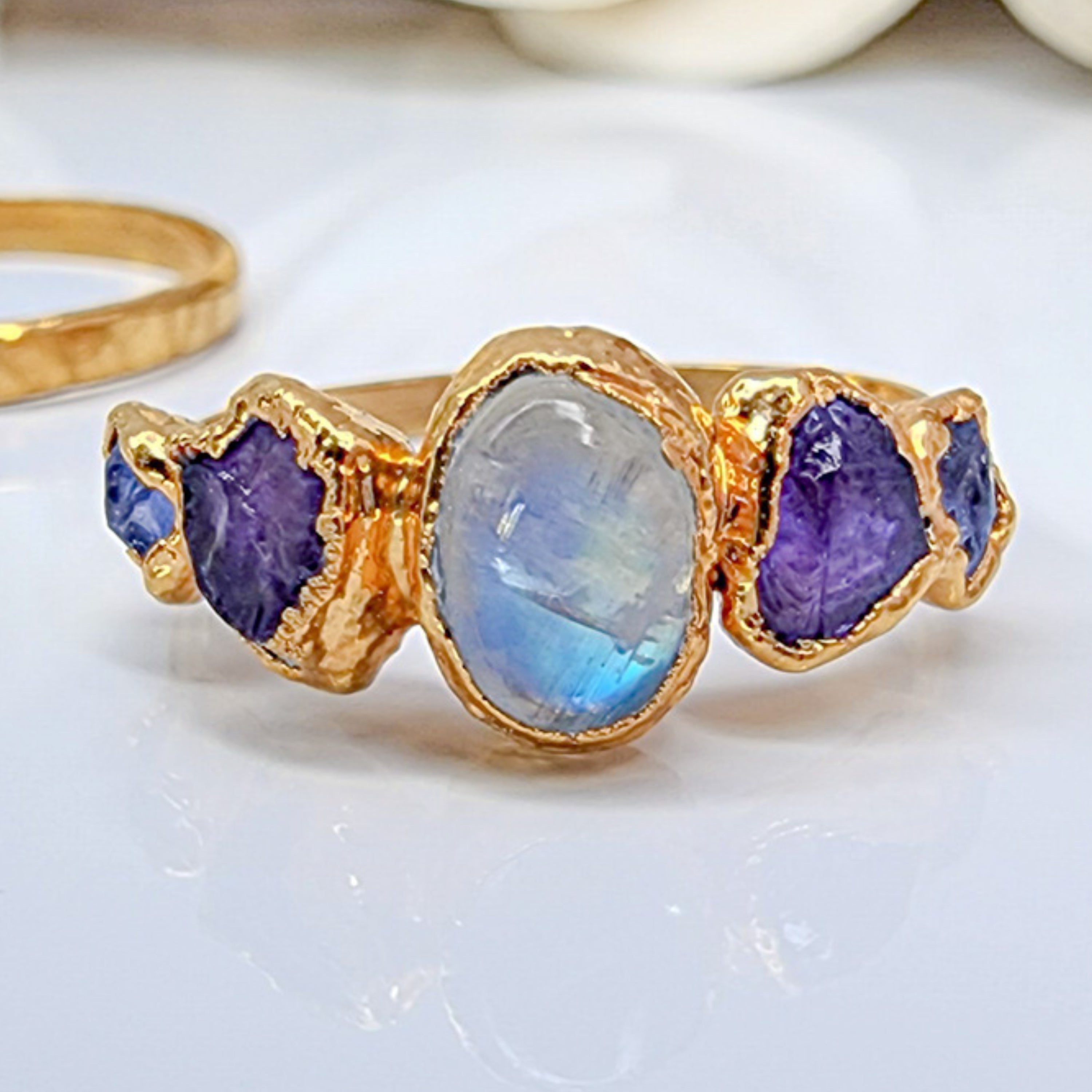 Tanzanite & Diamond Ring – Hamra Jewelers