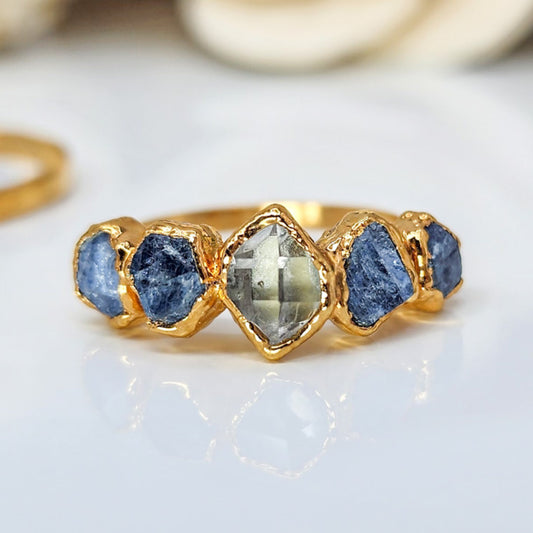 Raw Sapphire Ring