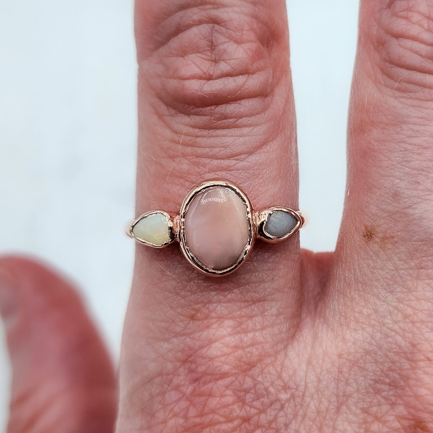 Pink Opal Ring