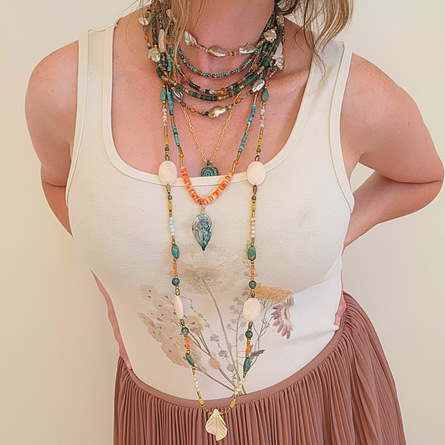 Barefoot Hippie Necklace (18in-20in)