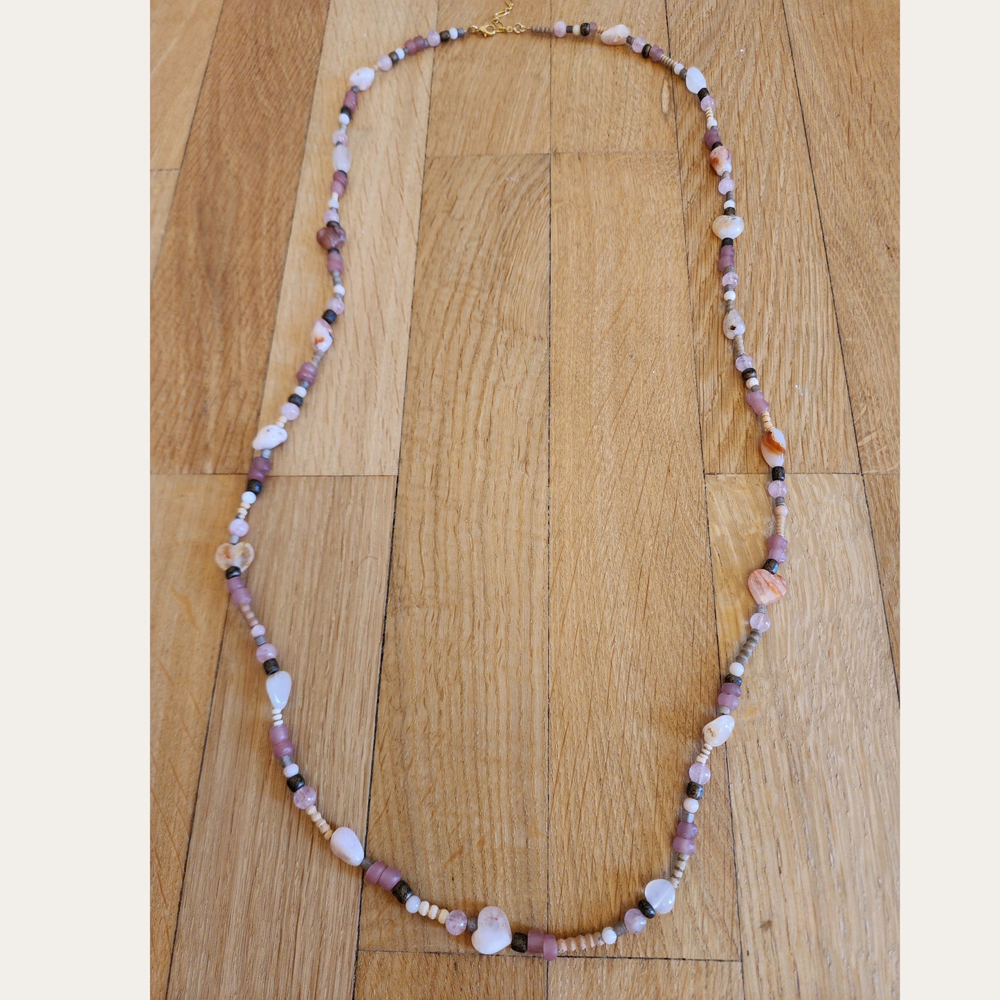 Wild Rosehips Necklace (36in-38in)