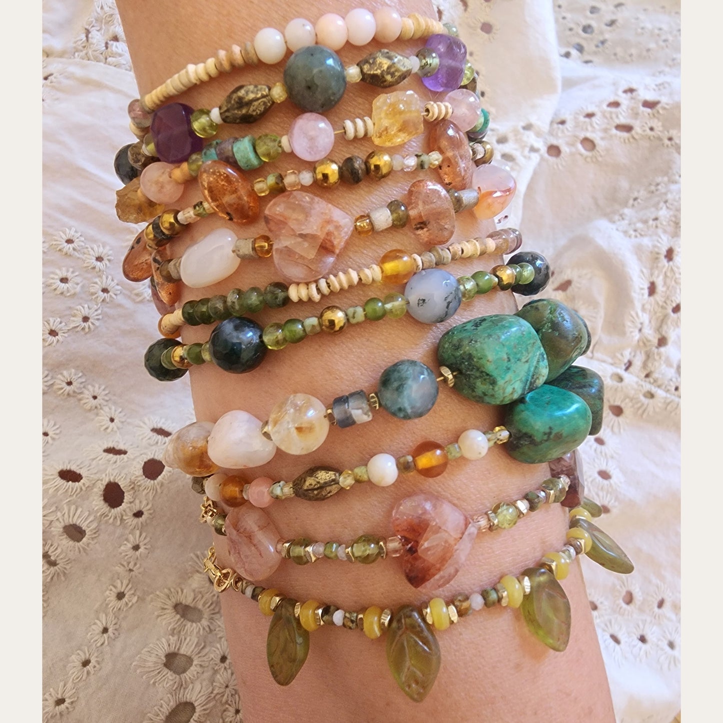 Clay Blossom Bracelet
