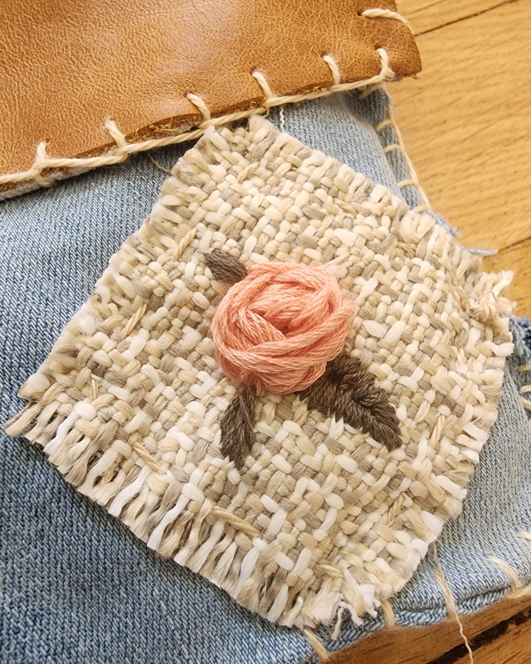 Desert Rose Upcycled Purse