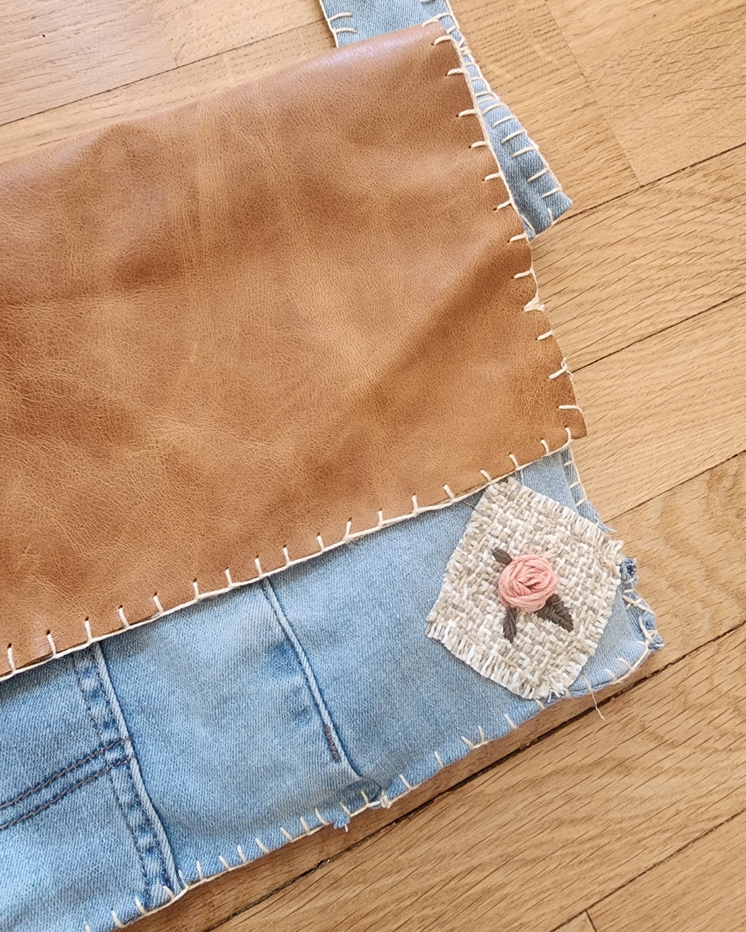 Desert Rose Upcycled Purse