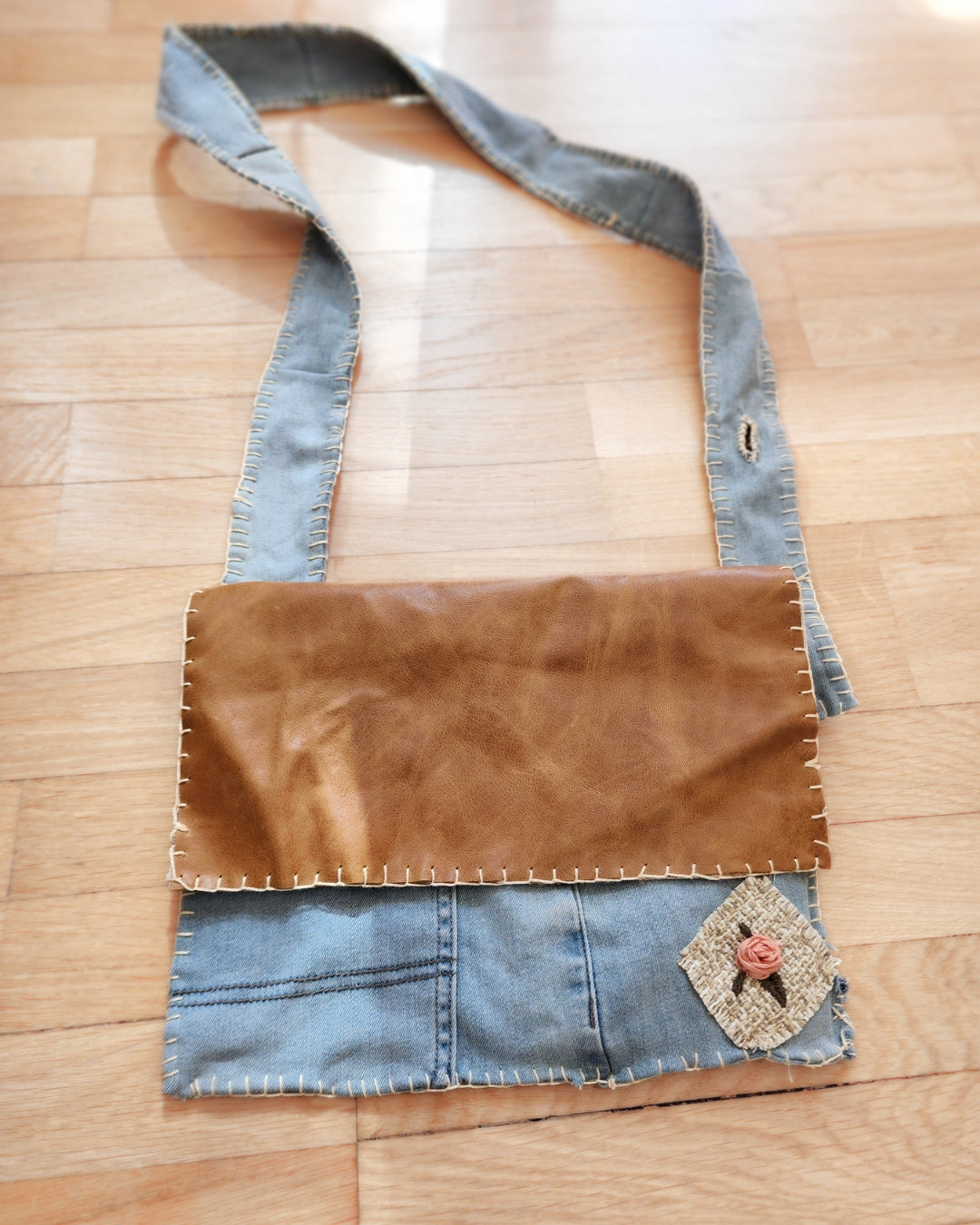 Desert Rose Upcycled Purse