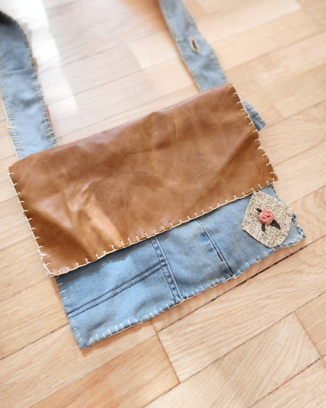 Desert Rose Upcycled Purse