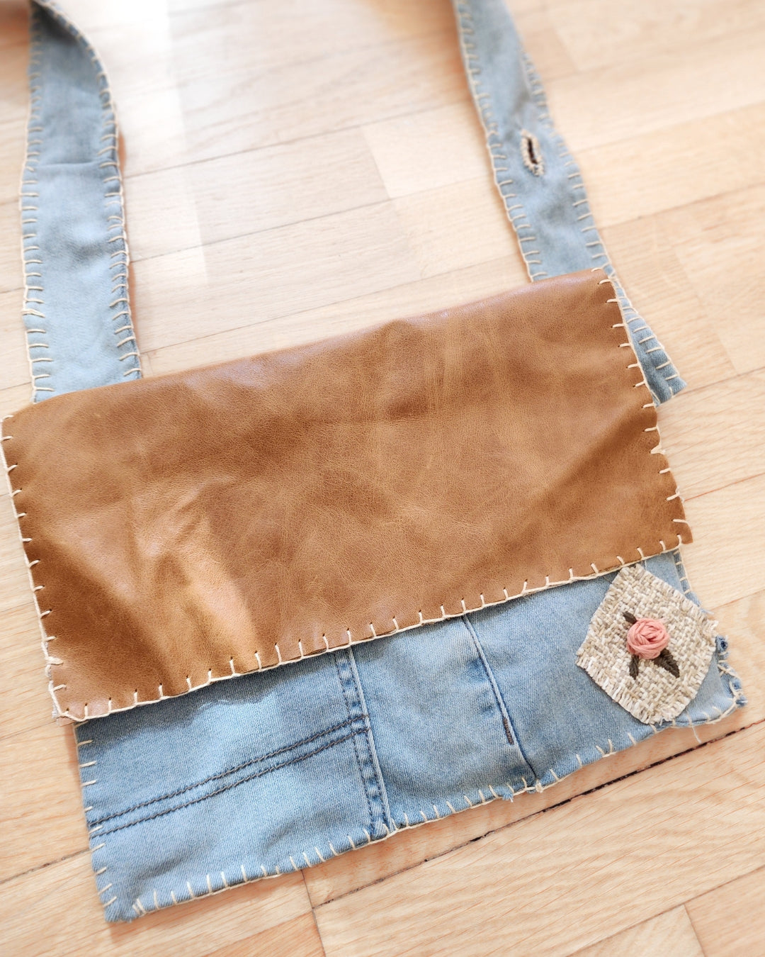 Desert Rose Upcycled Purse