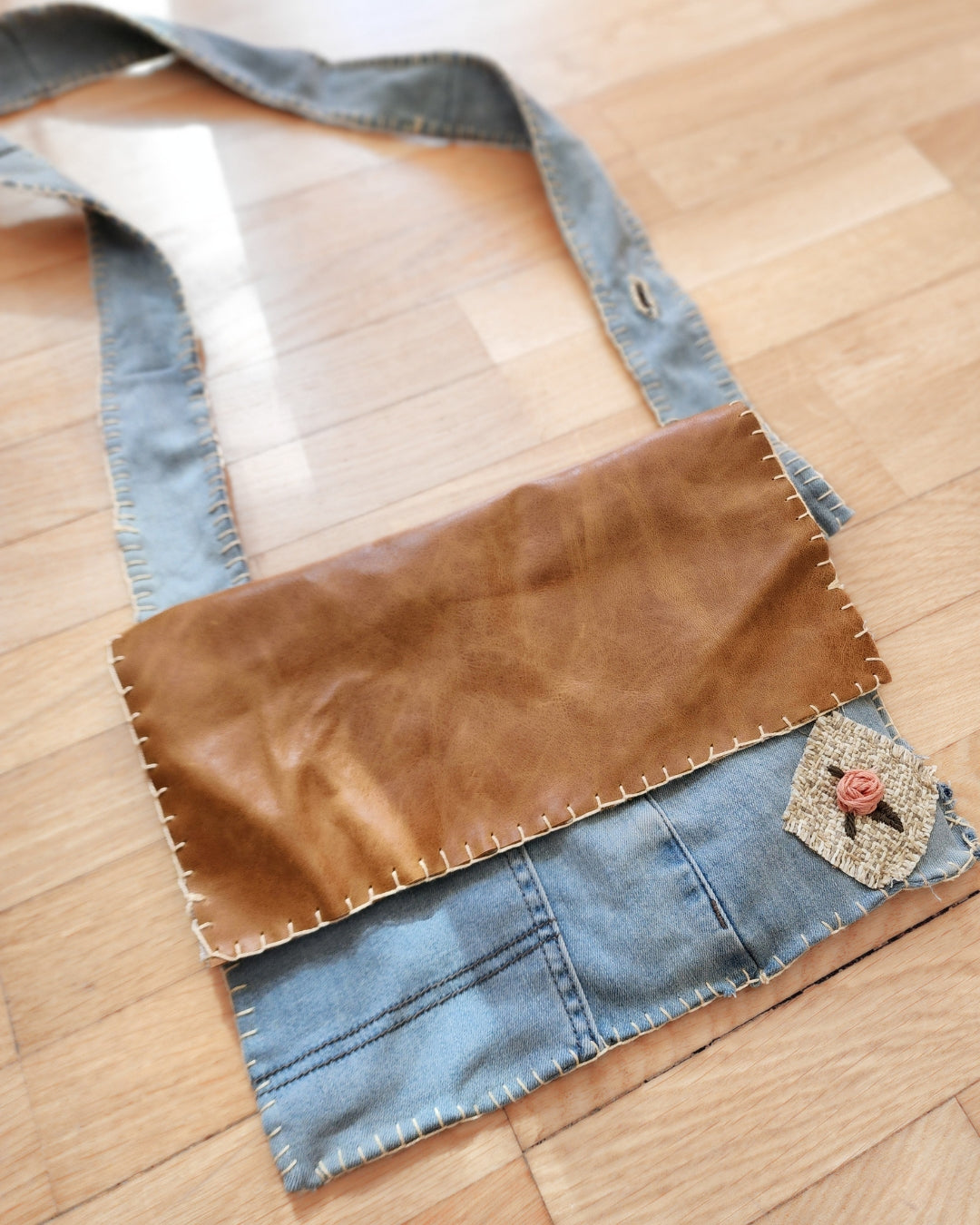Desert Rose Upcycled Purse