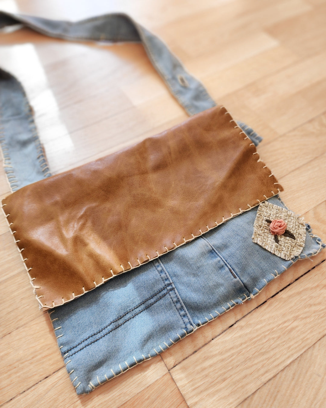 Desert Rose Upcycled Purse