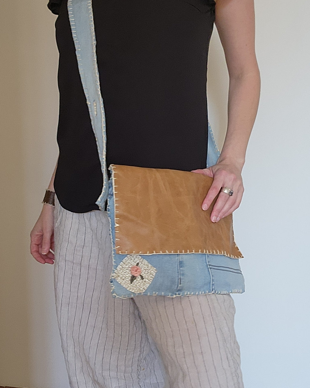 Desert Rose Upcycled Purse