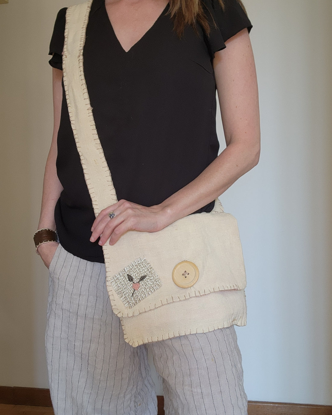 Strawberry Field Handmade Purse