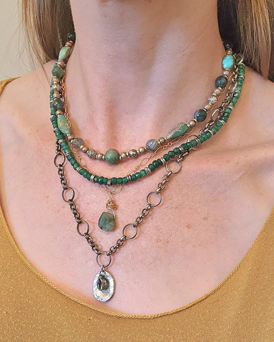Desert Sage Layered Necklaces