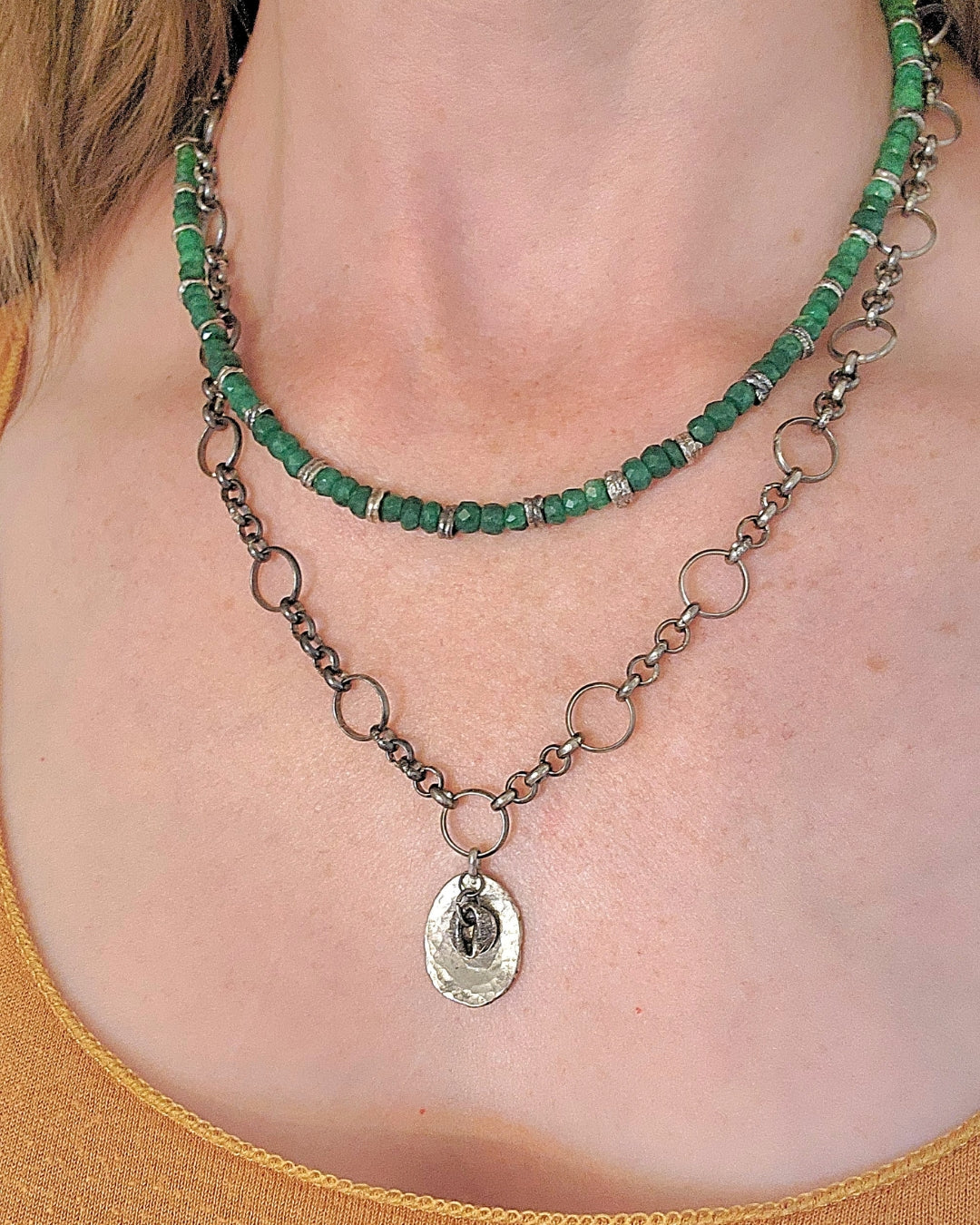 Desert Sage Layered Necklaces
