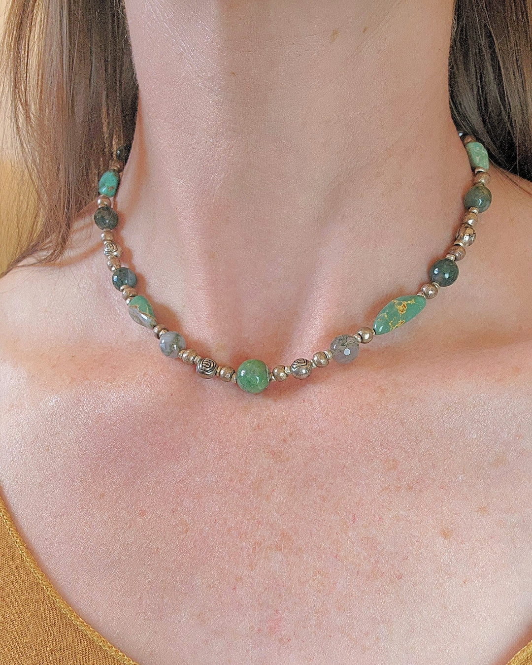 Desert Sage Layered Necklaces