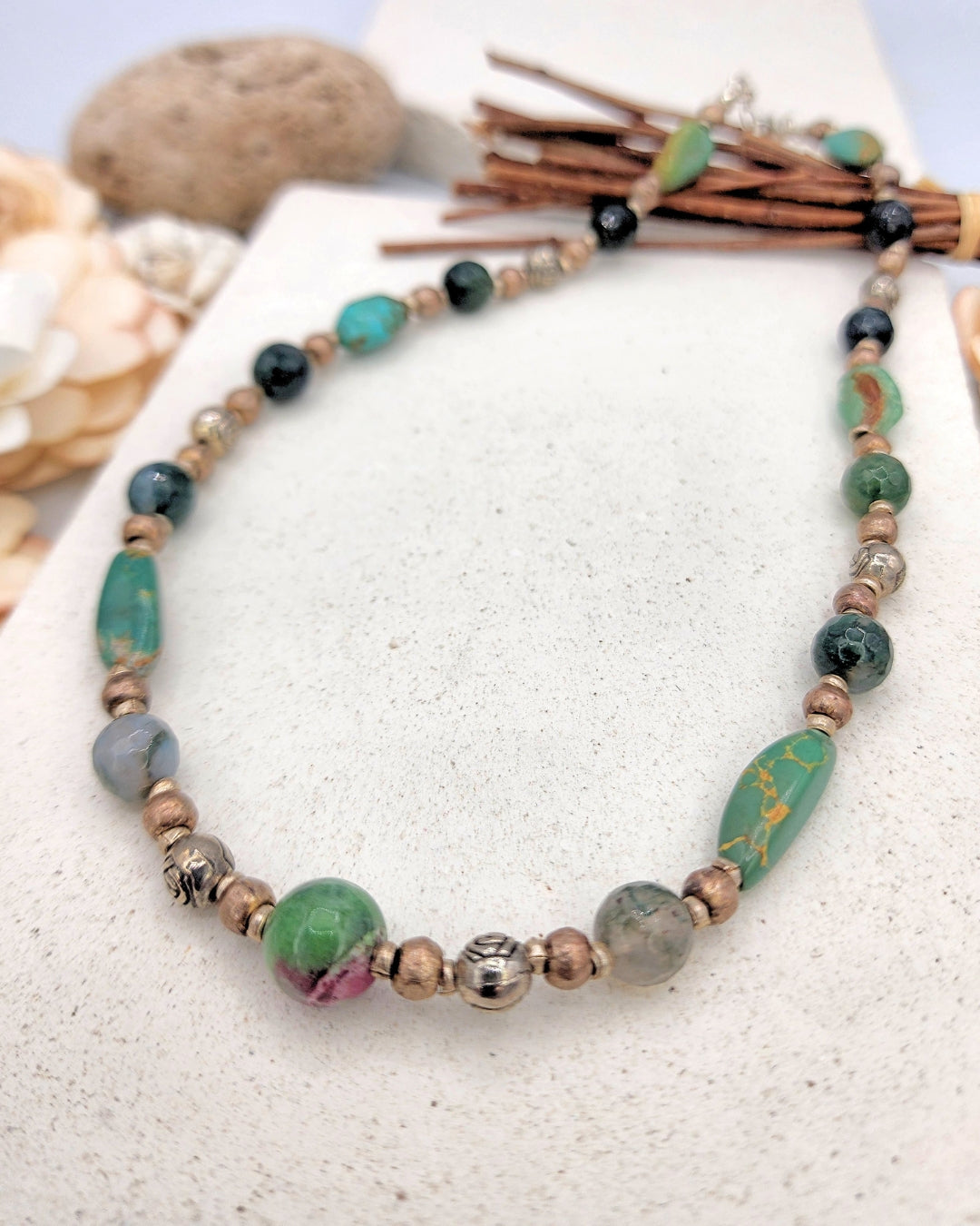 Desert Sage Layered Necklaces