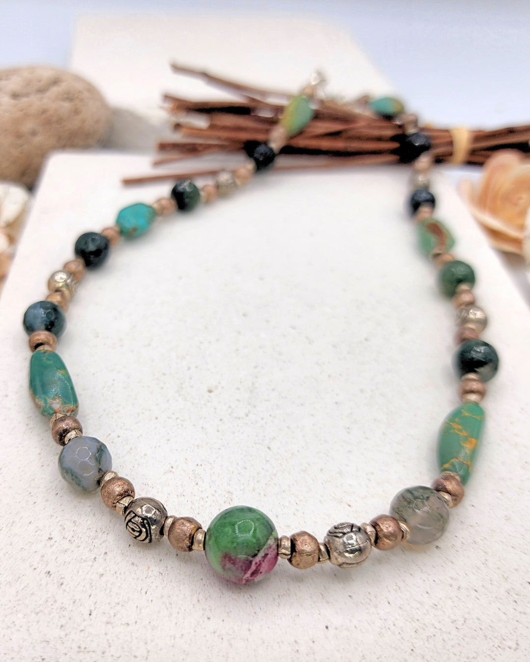 Desert Sage Layered Necklaces