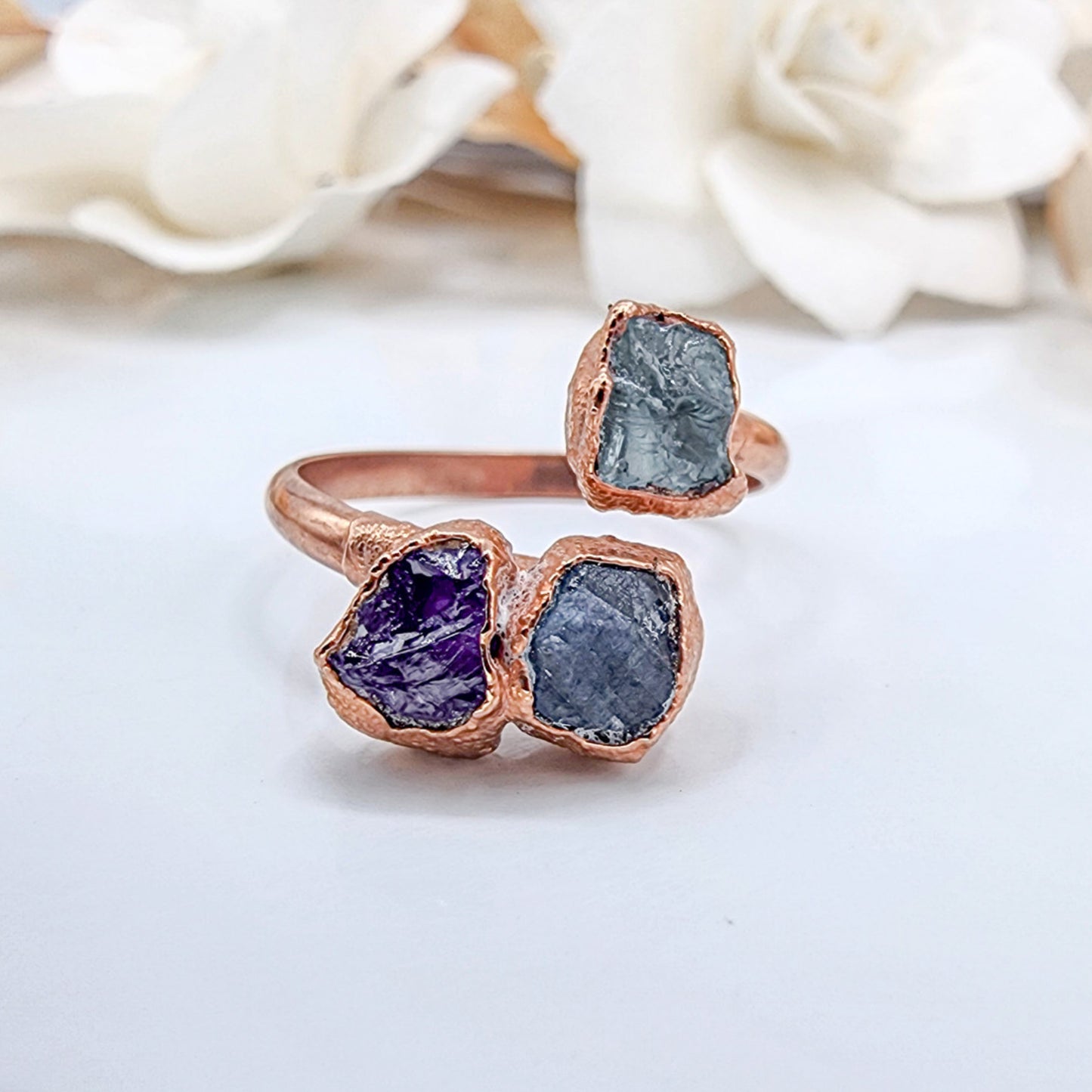 Open Birthstone Ring